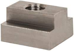 Gibraltar - 1/2-13 Blind Tapped T Slot Nut - 5/8" Slot Width, 1-1/8 x 7/16" Base Width x Height, 1-1/4 x 3/4" OAL x Height - Makers Industrial Supply