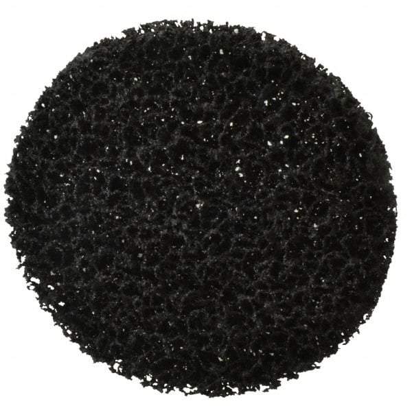 3M - 5" Very Coarse Grade Silicon Carbide Deburring Disc - 1/2" Center Hole, Arbor Connection, Black, 5,000 Max RPM - Makers Industrial Supply