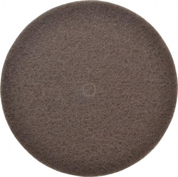 3M - 8" Very Fine Grade Silicon Carbide Deburring Disc - 1/2" Center Hole, Arbor Connection, Brown, 3,000 Max RPM - Makers Industrial Supply