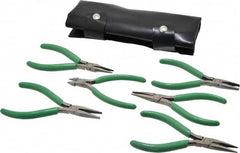 Xcelite - 6 Piece Diagonal & Long Nose Electronics Pliers - Comes in Pouch - Makers Industrial Supply