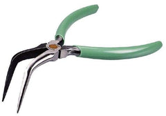 Xcelite - 6" Long, 23/64" Jaw Length, Smooth Jaw, Long Nose/Bent Nose Plier - Makers Industrial Supply