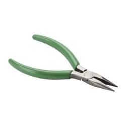 Xcelite - 5" Jaw Length x 17/32" Jaw Width, Long Chain Nose Comfort Grip Pliers - Serrated Jaw, Bi-Material Cushion Handle - Makers Industrial Supply