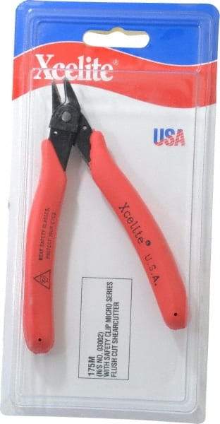 Xcelite - 127mm OAL, 20 AWG Capacity, Diagonal Cutter - 11/32" Jaw Length x 13mm Jaw Width, Standard Head - Makers Industrial Supply