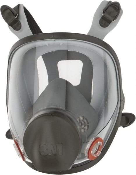 3M - Series 6000, Size S Full Face Respirator - 4-Point Suspension, Bayonet Connection - Makers Industrial Supply