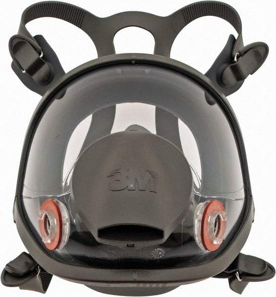 3M - Series 6000, Size L Full Face Respirator - 4-Point Suspension, Bayonet Connection - Makers Industrial Supply