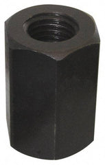 Value Collection - 3/4-10 UNC, 1-7/8" OAL Steel Standard Coupling Nut - Black Oxide Coated, 1-1/4" Width Across Flats - Makers Industrial Supply