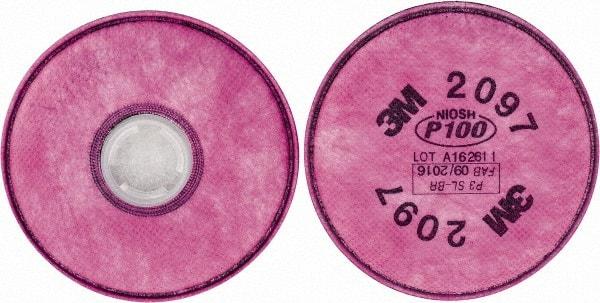 3M - Magenta P100 Filter - Protects Against Organic Vapor, Series 2000 - Makers Industrial Supply