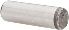 Value Collection - 5/16" Diam x 1" Pin Length Grade 8 Alloy Steel Pull Out Dowel Pin - 1 Rounded & 1 Threaded End - Makers Industrial Supply