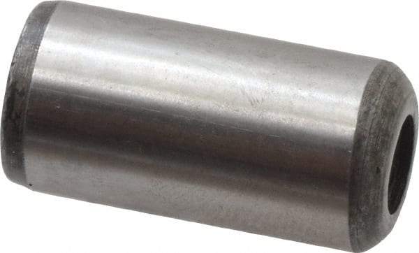 Value Collection - 1/2" Diam x 1" Pin Length Grade 8 Alloy Steel Pull Out Dowel Pin - 1 Rounded & 1 Threaded End - Makers Industrial Supply