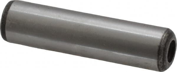 Value Collection - 1/2" Diam x 2" Pin Length Grade 8 Alloy Steel Pull Out Dowel Pin - 1 Rounded & 1 Threaded End - Makers Industrial Supply