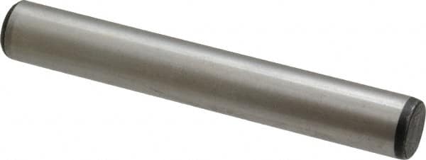 Value Collection - 1/2" Diam x 3-1/2" Pin Length Grade 8 Alloy Steel Pull Out Dowel Pin - 1 Rounded & 1 Threaded End - Makers Industrial Supply