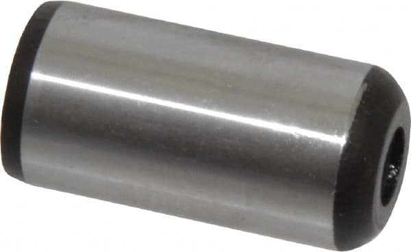 Value Collection - 5/8" Diam x 1-1/4" Pin Length Grade 8 Alloy Steel Pull Out Dowel Pin - 1 Rounded & 1 Threaded End - Makers Industrial Supply