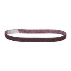 Norton - 1/2" Wide x 18" OAL, Aluminum Oxide Abrasive Belt - Aluminum Oxide, Medium, Nonwoven, Series STE - Makers Industrial Supply