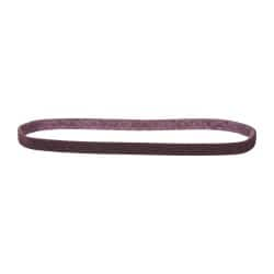 3M - 1/2" Wide x 24" OAL, Aluminum Oxide Abrasive Belt - Aluminum Oxide, Medium, Nonwoven, Series SC-BS - Makers Industrial Supply