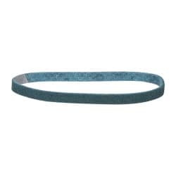 3M - 1/2" Wide x 18" OAL, Aluminum Oxide Abrasive Belt - Aluminum Oxide, Very Fine, Nonwoven, Series SC-BS - Makers Industrial Supply