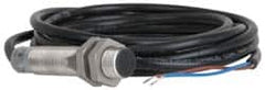 Eaton Cutler-Hammer - NPN, 2mm Detection, Cylinder Shielded, Inductive Proximity Sensor - 2 Wires, IP67, 20 to 250 VAC, M12x1 Thread, 2.46 Inch Long - Makers Industrial Supply