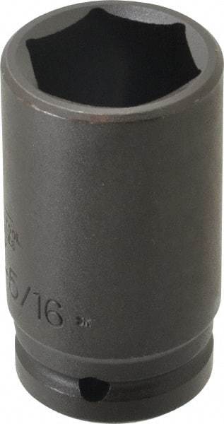 Proto - 3/4" Drive 1-5/16" Deep Thin Wall Impact Socket - 6 Points, 3-1/4" OAL - Makers Industrial Supply