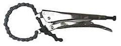 Grip-On - 12" OAL C-Clamp Locking Pliers - Exact Industrial Supply