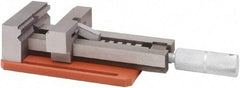 Value Collection - 4" Jaw Width, 4" Jaw Opening Capacity, 1" Jaw Height, Toolmaker's Vise - Flat Jaw, 9" OAL - Makers Industrial Supply