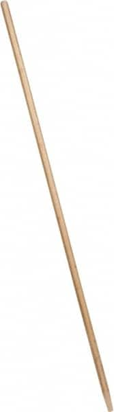 Weiler - 60 x 15/16" Wood Handle for Floor Brushes & Garage Brushes - Threaded Connection, Tan - Makers Industrial Supply