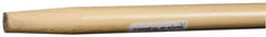 PRO-SOURCE - 48 x 7/8" Wood Handle for Push Brooms - Tapered Connection, Tan - Makers Industrial Supply