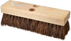 PRO-SOURCE - 2" Bristle Length, Palmyra Scrub Brush - 10" OAL, Tapered Handle, Hardwood Block - Makers Industrial Supply