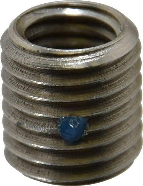 Made in USA - M12x1.75 Internal, M16x2.00 External, Metric Coarse, 17mm Insert Length, Thread Locking Repair Inserts - Stainless Steel, Oxide Finish, Grade 303 - Makers Industrial Supply