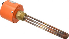 Value Collection - 2 Element, 9-1/4" Immersion Length, Standard Housing, Copper Pipe Plug Immersion Heater - 1 Phase, 120 Volt, 2,000 Watt, 60 Watts/Sq In, Brass Plug - Makers Industrial Supply