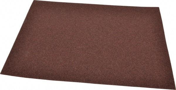 Norton - 50 Grit, Aluminum Oxide Sanding Sheet - 11" Long x 9" Wide, Coarse Grade, J Weighted Cloth Backing - Makers Industrial Supply