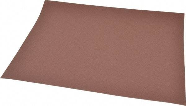 Norton - 220 Grit, Aluminum Oxide Sanding Sheet - 11" Long x 9" Wide, Very Fine Grade, J Weighted Cloth Backing - Makers Industrial Supply