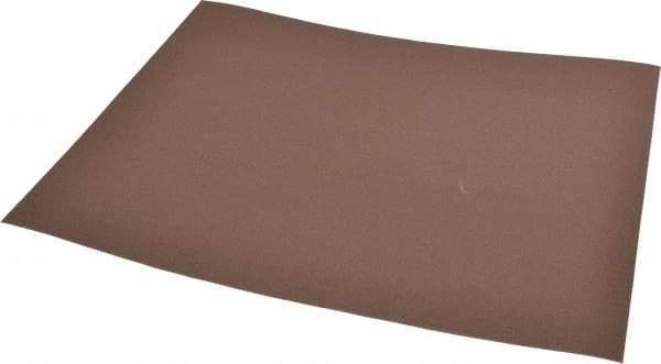 Norton - 400 Grit Aluminum Oxide Sanding Sheet - 11" Long x 9" Wide, Extra Fine Grade, J-Weighted Cloth Backing - Makers Industrial Supply