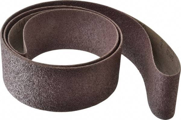 3M - 3" Wide x 120" OAL, 36 Grit, Aluminum Oxide Abrasive Belt - Aluminum Oxide, Very Coarse, Coated, X Weighted Cloth Backing, Series 341D - Makers Industrial Supply