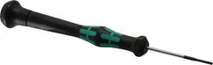 Wera - Electronic/Electrostatic Slotted Screwdriver - 40mm Blade Length, Round Shank, Ergonomic Handle - Makers Industrial Supply