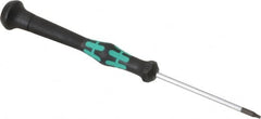 Wera - T7 Torx Driver - 2-3/8" Blade Length, 6-3/16" OAL, Micro Handle - Makers Industrial Supply