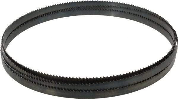 Starrett - 6 TPI, 12' 10" Long x 1/2" Wide x 0.025" Thick, Welded Band Saw Blade - Carbon Steel, Toothed Edge, Raker Tooth Set, Flexible Back, Contour Cutting - Makers Industrial Supply