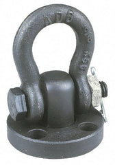 American Drill Bushing - 6,500 Lb Load Capacity Shackle Hoist Ring - 7/16 - 14 Thread, Alloy Steel - Makers Industrial Supply