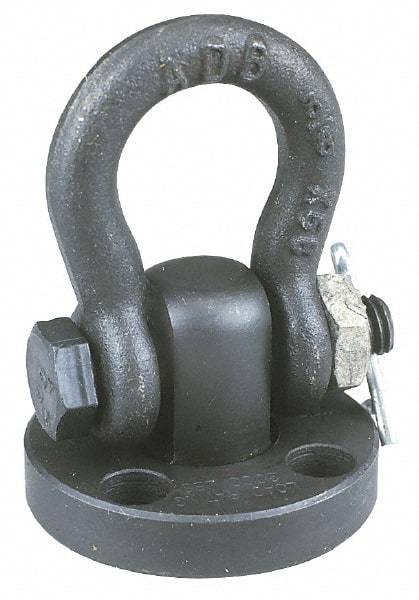 American Drill Bushing - 3,000 Lb Load Capacity Shackle Hoist Ring - 5/16 - 18 Thread, Alloy Steel - Makers Industrial Supply