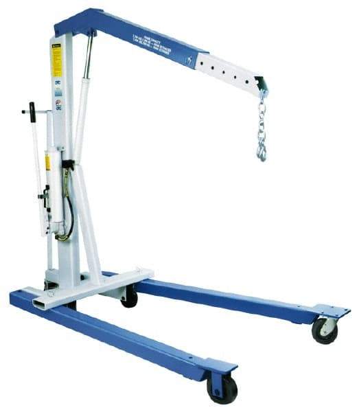 OTC - 2,200 Lb Load Capacity, Shop Crane - Hydraulic - Makers Industrial Supply