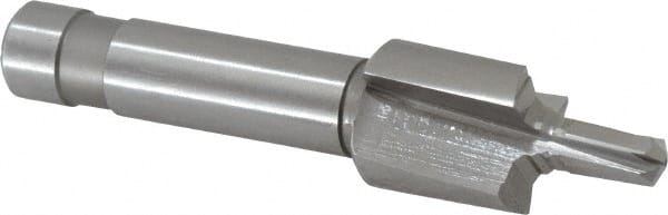 Made in USA - 5/16-24" Port, 0.742" Spotface Diam, 1/8" Tube Outside Diam, Reamer Pilot, Straight Shank, High Speed Steel Porting Tool - Makers Industrial Supply