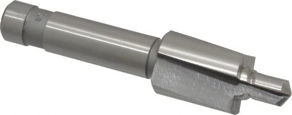 Made in USA - 3/8-24" Port, 0.77" Spotface Diam, 3/16" Tube Outside Diam, Reamer Pilot, Straight Shank, High Speed Steel Porting Tool - Makers Industrial Supply