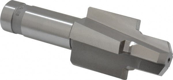 Made in USA - 7/8-14" Port, 1.364" Spotface Diam, 5/8" Tube Outside Diam, Reamer Pilot, Straight Shank, High Speed Steel Porting Tool - Makers Industrial Supply