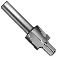 Made in USA - 5/16-24" Port, 0.742" Spotface Diam, 1/8" Tube Outside Diam, Reamer Pilot, Straight Shank, Carbide Tipped Porting Tool - Makers Industrial Supply