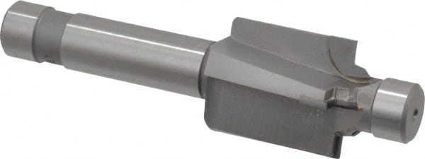 Made in USA - 9/16-18" Port, 0.989" Spotface Diam, 3/8" Tube Outside Diam, Plain Pilot, Straight Shank, Carbide Tipped Porting Tool - Makers Industrial Supply