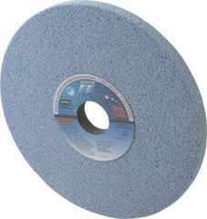 Norton - 8" Diam x 1-1/4" Hole x 1/2" Thick, H Hardness, 46 Grit Surface Grinding Wheel - Ceramic, Type 1, Coarse Grade, 3,600 Max RPM, Vitrified Bond, No Recess - Makers Industrial Supply