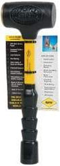 NUPLA - 32 oz Head 2" Face Diam Fiberglass Slim Head Dead Blow Hammer - 12" OAL, Fiberglass Handle - Makers Industrial Supply