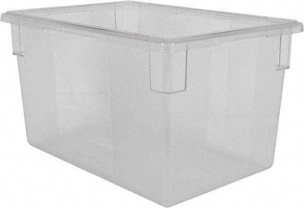 Rubbermaid - Rectangular, Clear Polycarbonate Food Tote Box - 15" High x 18" Wide x 26" Long - Makers Industrial Supply