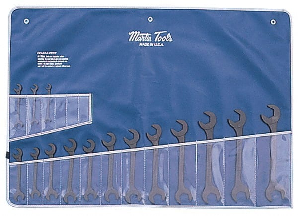 Martin Tools - 15 Piece, 3/8 to 1-1/4" Hydraulic Wrench Set - Makers Industrial Supply