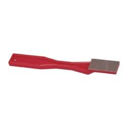 3M - 1-1/2" OAL Very Fine Sharpener Diamond File - 3/4" Wide, 1-1/2 LOC, Red - Makers Industrial Supply