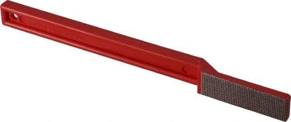 3M - 1-3/4" OAL Very Fine Sharpener Diamond File - 1/2" Wide, 1-3/4 LOC, Red - Makers Industrial Supply