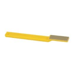 3M - 1-3/4" OAL Very Fine Sharpener Diamond File - 1/2" Wide, 1-3/4 LOC, Yellow - Makers Industrial Supply